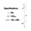 Tr Industrial MultiPurpose UV Cable Ties, 36, Natural, 50PK TR88307N